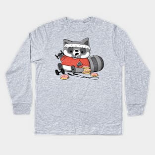 (Donut) Workout Kids Long Sleeve T-Shirt